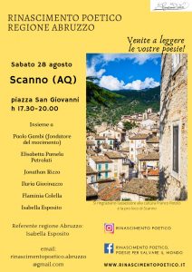 Evento poetico in Abruzzo @ Scanno (AQ)